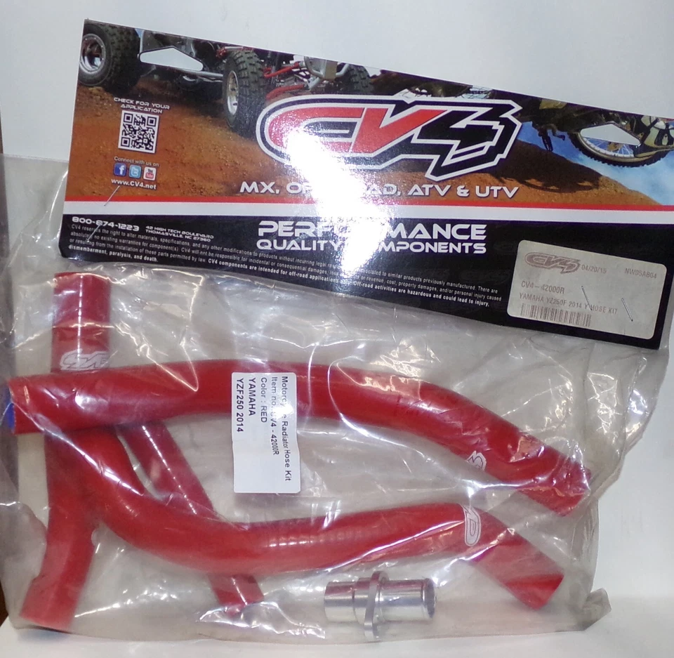 CV4- 42000R YAMAHA YZ250F 14-2016  RADIATOR HOSE KIT - Image 1 of 1