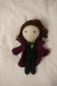 Oscar Wilde Hand-Crotched Doll/Figure with Removable Jacket - Imagen 1 de 2