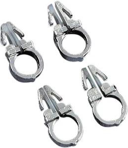 DS Handlebar Wiring Clips 3/8" Chrome - Picture 1 of 1