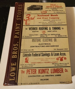 1960 WILLIAMS DAYTON OHIO SUBURBAN DIRECTORY CON INSERZIONI COMMERCIALI! - Foto 1 di 2