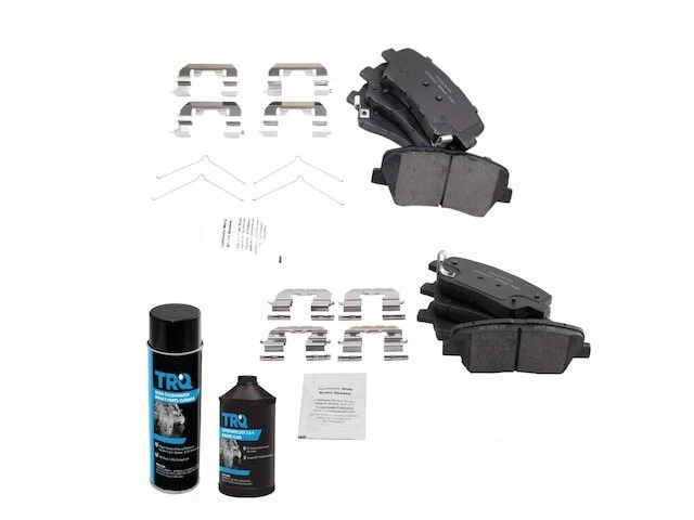 TRQ 75TJ62M Brake Pad Set Fits 2017-2018 Hyundai Santa Fe Sport - Image 1 of 1