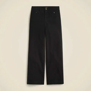 J.Crew Sailor slim wide-leg chino pant Black 25 NWT - Picture 1 of 6