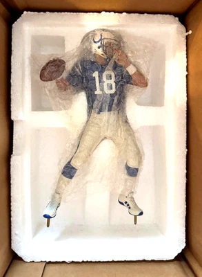Estatuilla LE Peyton Manning Indianapolis Colts Danbury Como Nueva Rara Nueva en Caja Foto 1 de 3