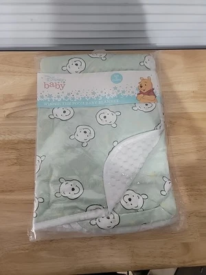 Manta para bebé Disney Winnie the Pooh ~ Vellón suave ~ 30 x 40 NUEVA Foto 1 de 2