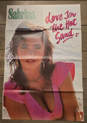 Sabrina / Dolph Lundgren - Very rare giant poster from Finland from 1988 160 x54 - Image 1 of 4