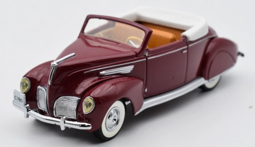 Matchbox MoY Yesteryear Y64 Lincoln Zephyr 1938 rouge. 1:43. Chine - Photo 1/4