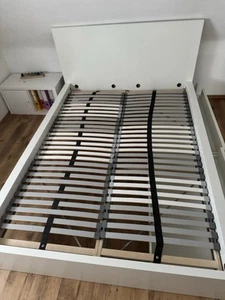 Malm Bett 140x200 cm mit Lattenrosten und Schubladen – Selbstabholung - Bild 1 von 1