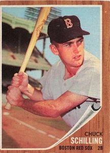 1962 Topps #345 Chuck Schilling - Foto 1 di 2