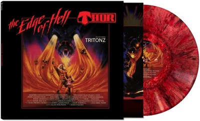Thor - The Edge Of Hell [Used Very Good Vinyl LP] Colored Vinyl, Ltd Ed, Red - Image 1 of 2
