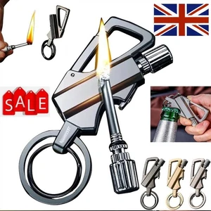 Permanent Match Infinity Lighter Multitool Keychain Bottle Opener for man NEW - Picture 1 of 20