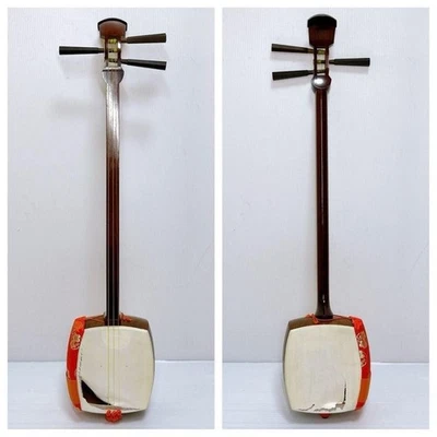 JUNK Chuzao Shamisen Japanese Traditional Musical Instrument - Image 1 of 4