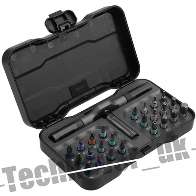 RS1 24-in-1 Magnetic Ratchet Screwdriver Set, Precision Bits, Non-Slip9417 - Image 1 of 4