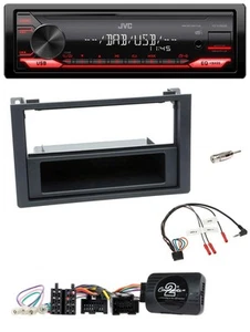 JVC MP3 DAB 1DIN Lenkrad USB Autoradio für Saab 9.3 (ab 2008) - Bild 1 von 9