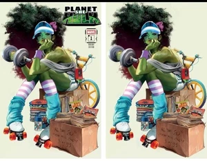 PLANET SHE-HULK #1 LOZANO 616 Trade Dress & Virgin Variant Set LTD 1000 - Picture 1 of 1