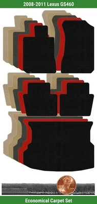 Juego de alfombrillas Lloyd Custom Velourtex para Lexus GS460 2008-2011 (5 piezas) #VKX Foto 1 de 4