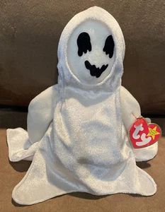 TY BEANIE BABIES SHEETS THE GHOST SUPER GHOUL - Picture 1 of 3