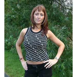Wulfsport Ladies T-Shirts Black Vest Tops Race Motocross MX Women Size L - Picture 1 of 1