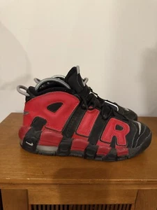Nike Air More Uptempo '96 GS Retro Schuhe schwarz rot Jugend Größe 6Y / Damen 7,5 - Bild 1 von 8