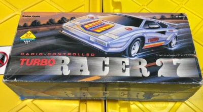 RadioShack TurboRacer27 Vintage RC Lamborgini w/ Box,Missing Antenna,Not Tested - Image 1 of 4