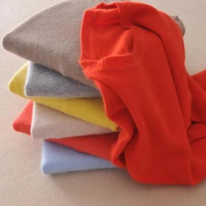 Maglione donna lana cashmere maglia pullover girocollo slim maglione tinta unita - Foto 1 di 26