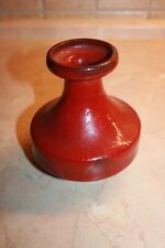 Vase Krug Keramik Glasur rot, Retro Vintage, Ton Steingut