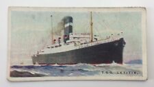 Merchant Ships World TSS Letitia Vessel Imperial Tobacco Card 4 F115