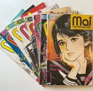 Eclipse Comics - Mai the Psychic Girl Konvolut 8 Comics, Hefte #1, 3-7, 9, 10 - Bild 1 von 17