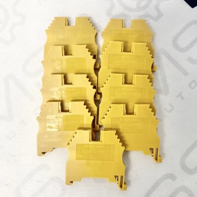 Lot of 9 KONNECT-IT KN-T12 Yellow Terminal Block USA - Image 1 of 4