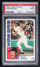 1984 Topps Tiffany Wade Boggs #30 PSA 9 MINT HOF