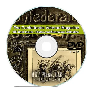 The Confederate Veteran Magazine 480 issues Civil War Soliders Genealogy DVD V83 - Bild 1 von 1