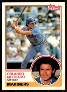 1983 Topps Traded Orlando Mercado Seattle Mariners #71T