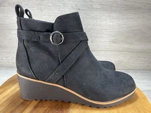 Lifestride Womens Zinfandel Bootie Black Size 8M - Picture 1 of 9