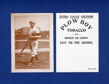 1910-1912 Plow Boy Tobacco reprint card: [#8] FRANK CHANCE, Chicago Cubs