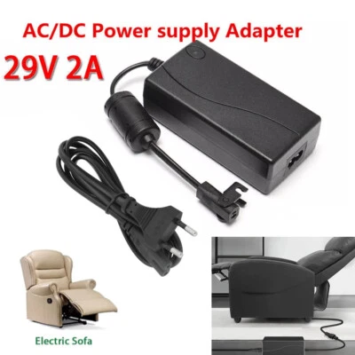 29V 2A AC DC Netzteil für Elektrischer Recliner Sofa Stuhl Adapter Transformator - Bild 1 von 4