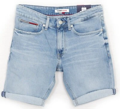 Tommy Jeans Men's Scanton Slim Light Blue Denim Shorts - Image 1 of 4