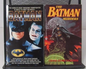 The Batman Murders & the Batman movie novelization paperbacks, great condition - Picture 1 of 5