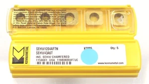 FP, SEHW1204AFTN K2885 | 5pcs/box INSERT tip Kennametal | general purpose TiN - Picture 1 of 3