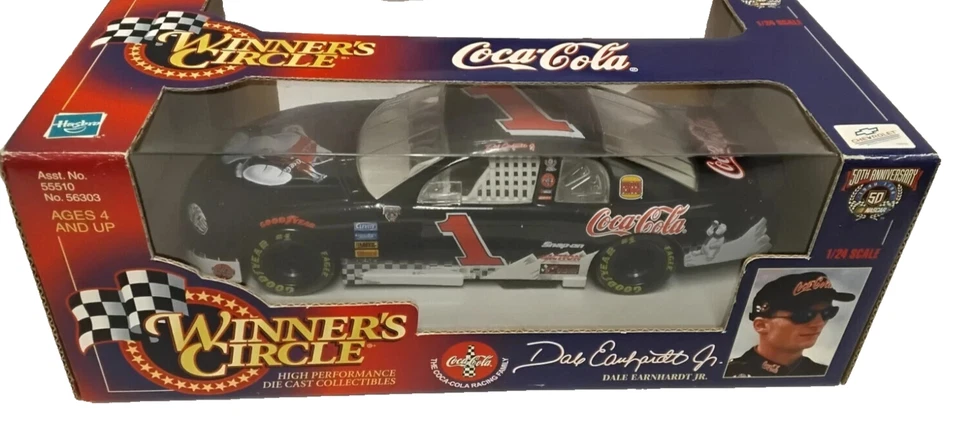 1998 Winners Circle 1/24th #1 Dale Earnhardt Jr Coca-Cola Polar Bear FREE SHIP! - Image 1 of 1