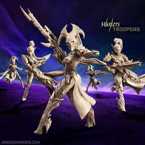 Hunters - TROOPS-Raging Heroes-Drukhari/Eldar Archon, Kabalite, Incubi, Wyches - Picture 1 of 12