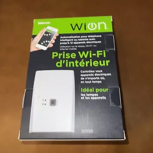 WiOn 50050 Indoor Wi-Fi Outlet Wireless Programmable with smartphone NEW - Picture 1 of 2