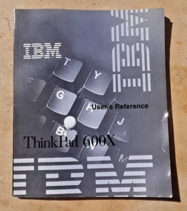 IBM ThinkPad 600X vintage retro tech computers User's Reference Manual 1999 90s - Picture 1 of 12