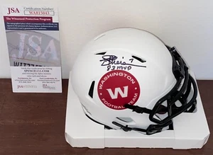 Joe Theismann Signed Mini Helmet Lunar Washington Commanders Inscrib Beckett Wit - Picture 1 of 1