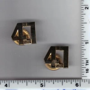 New York City Police Department - 41st Precinct Collar Brass Set - Bild 1 von 2