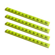 NEW LEGO Parts 4x 1x12 Plate 60479 Lime Or Bright Yellowish Green City Creator