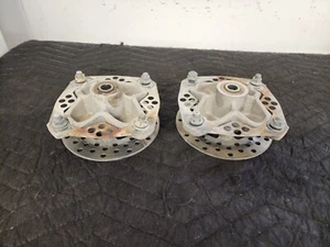 #A378 2004 - 2009 Yamaha YFZ450 YFZ 450 Front Hubs Left Right Set Rotor OEM 2007 - Picture 1 of 6