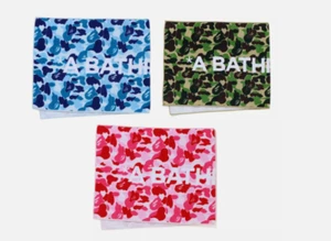 A BATHING APE Sport Towel 2023 Model ABC CAMO Pattern A BATHING APE LOGO from JP - Picture 1 of 5