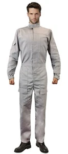 AT-AT Driver Gray Jumpsuit Costume Pilot Flightsuit AT AT Uniform star wars - Picture 1 of 7