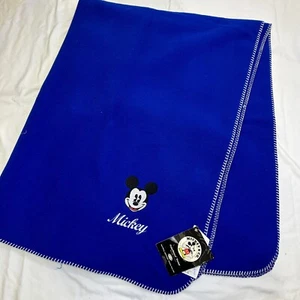 Disney Mickey Mouse Polarfleece Throw Blanket 50"x 68" Extra Soft NEW! - Picture 1 of 9