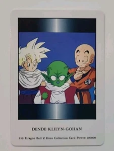 DRAGONBALL Z HERO COLLECTION 1 #130 DENDE - KLILYN - GOHAN AMADA ARTBOX 1995 - Picture 1 of 2