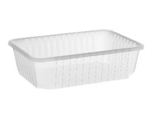 100 Rechteckschalen Uniboxen Rechteckbecher 750 ml PP klar Feinkost (77507) - Bild 1 von 2